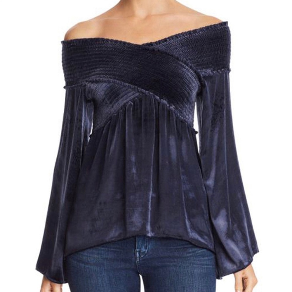 NWT Ramy Brook Velvet Top